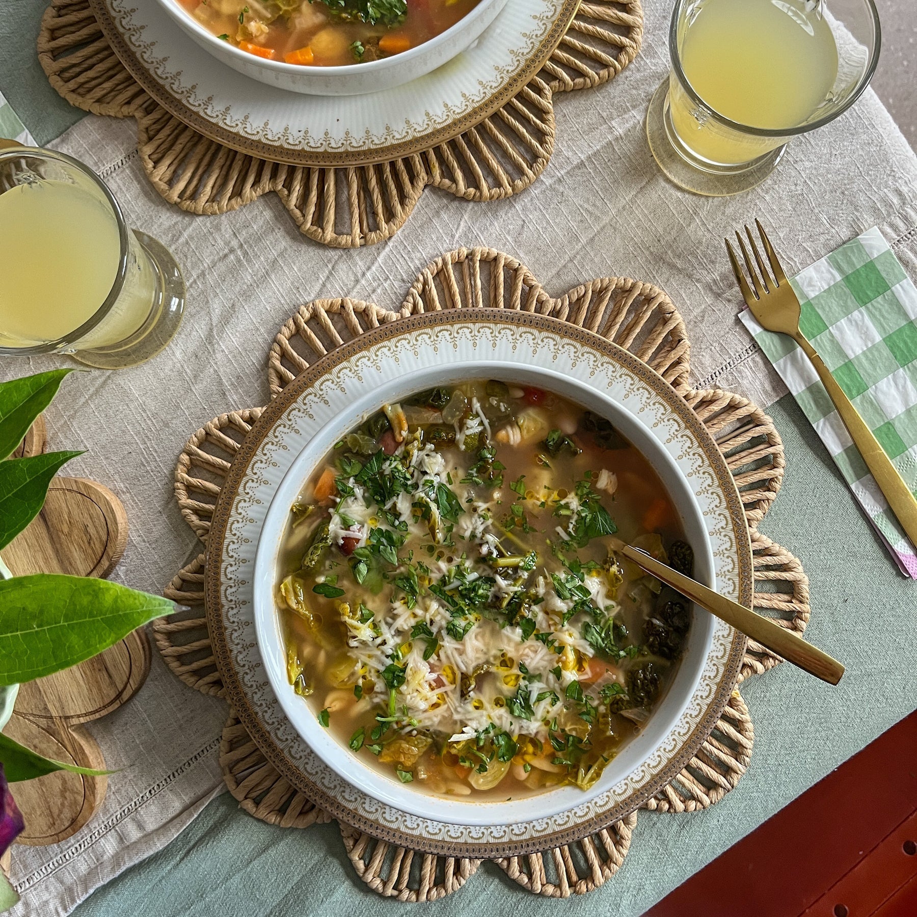 Ella Kitto's Spring Minestrone Soup